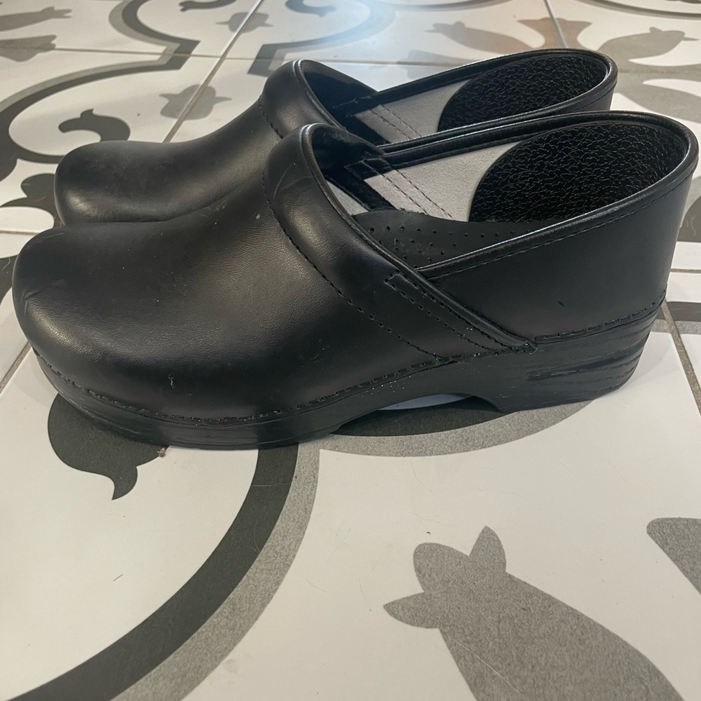 Dansko Black Clogs